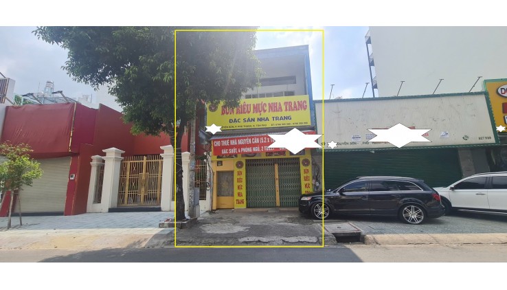 Cho thuê nhà mặt tiền Nguyễn Sơn 96m2, 1Lầu, 22Triệu - NGANG hơn 5M